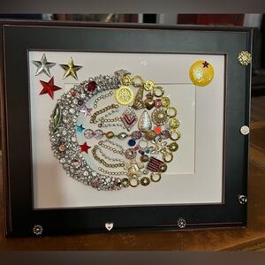 Moon and sun jewelry art